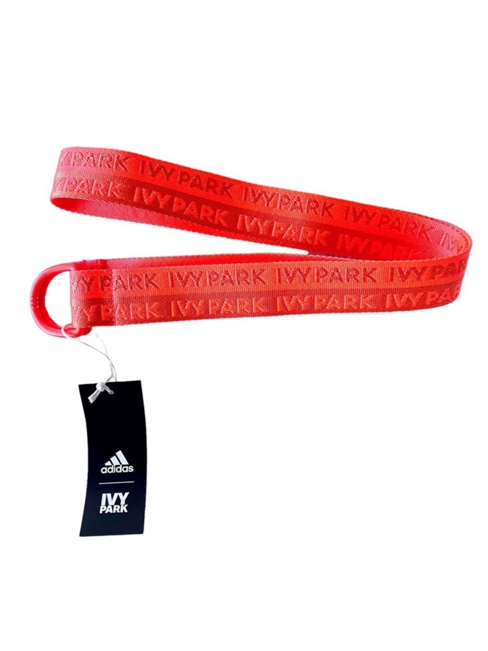 Adidas X Ivy Park Orange Performance Logo Belt M/L